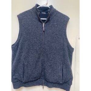 Pendleton Blue Wool Vest